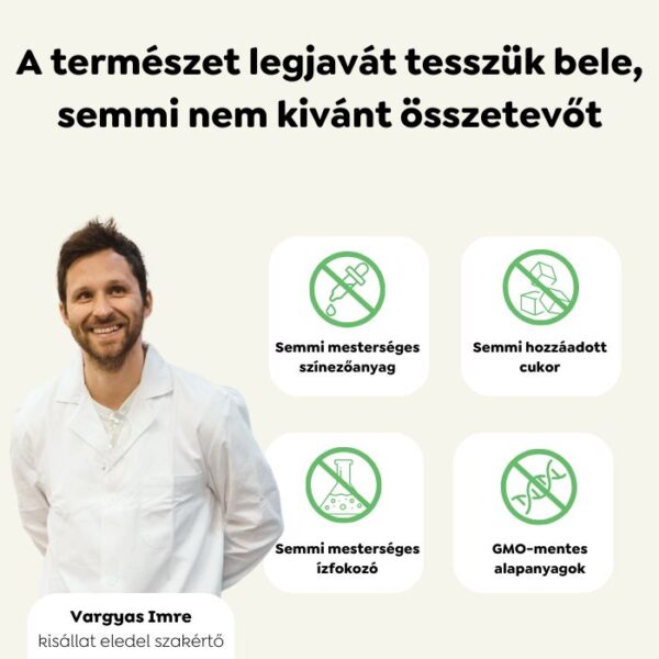Juliet Hipoallergén Plus rovarfehérje alapú száraz kutyatáp vörös áfonyával és yucca-kivonattal - "legérzékenyebb kutyáknak" - Image 4