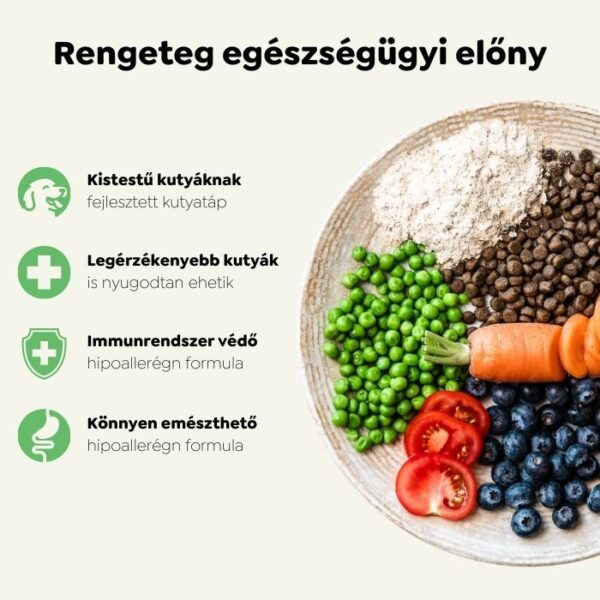 Juliet Hipoallergén Plus rovarfehérje alapú száraz kutyatáp vörös áfonyával és yucca-kivonattal - "legérzékenyebb kutyáknak" - Image 3