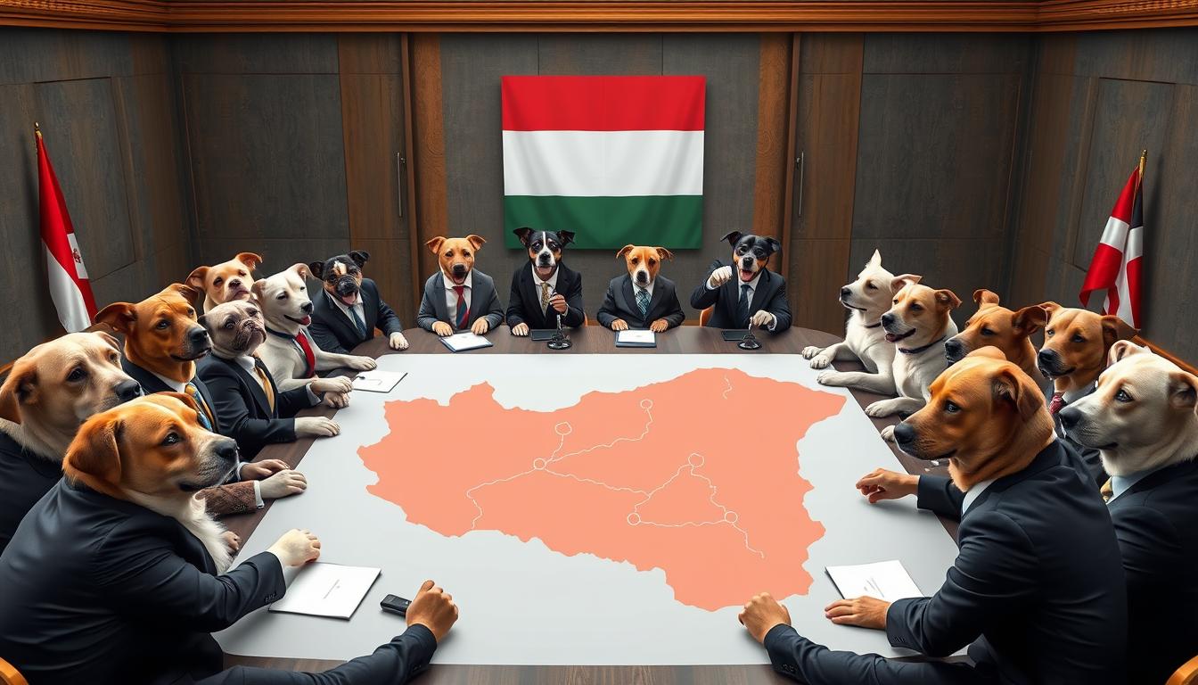 kutya és politikusok