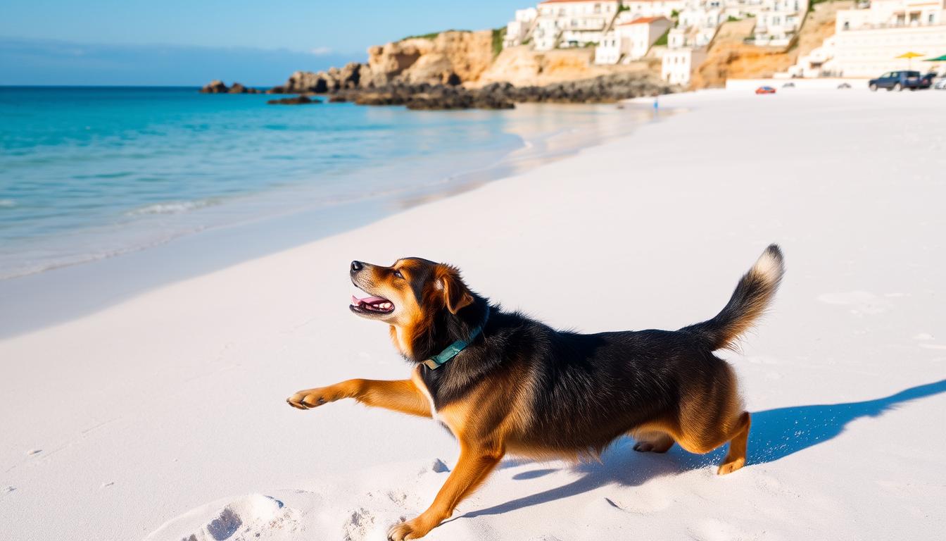kutya strand etikett