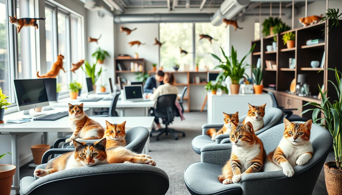 macska coworking irodákban