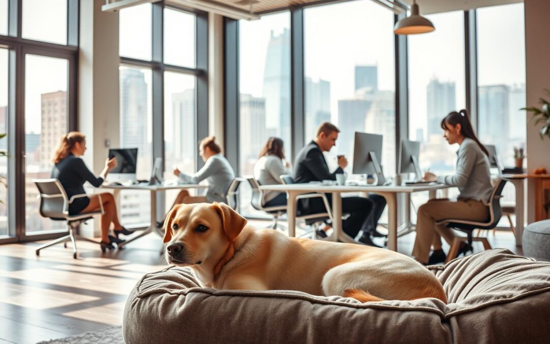 kutya és coworking helyiségek
