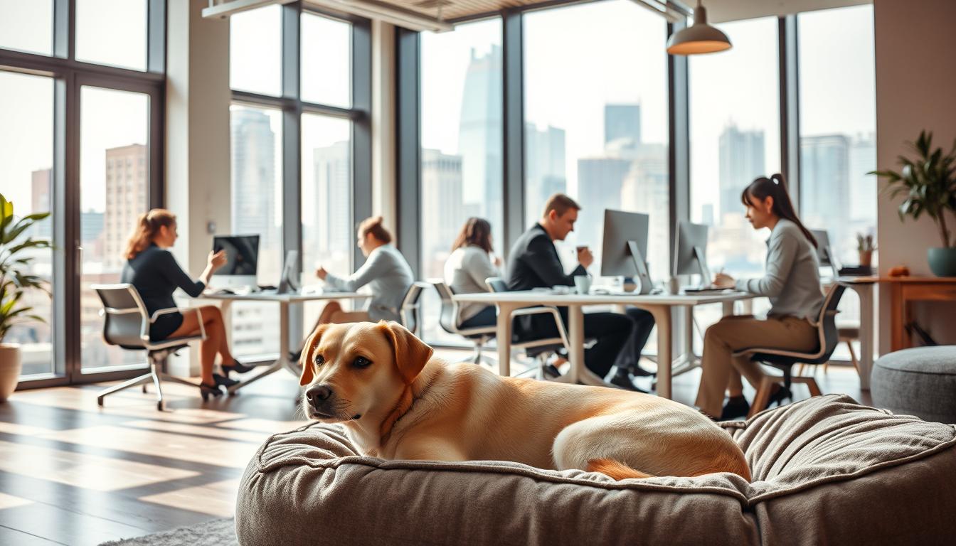 kutya és coworking helyiségek