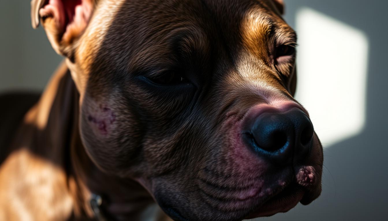 amerikai staffordshire terrier bőrfertőzés