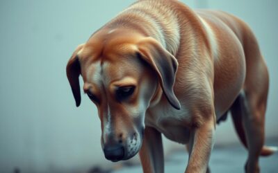 Miért sétál a kutyám fejét lehajtva?