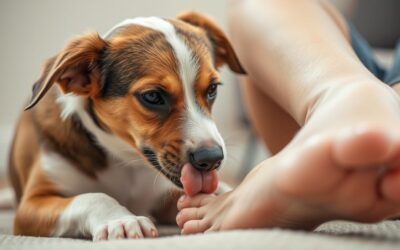Kutyám mindig nyalogatja a lábam – mit jelenthet?