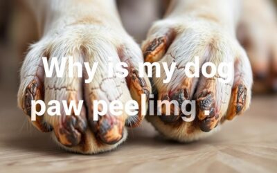 Miért hámlik a kutyám tappancsa?