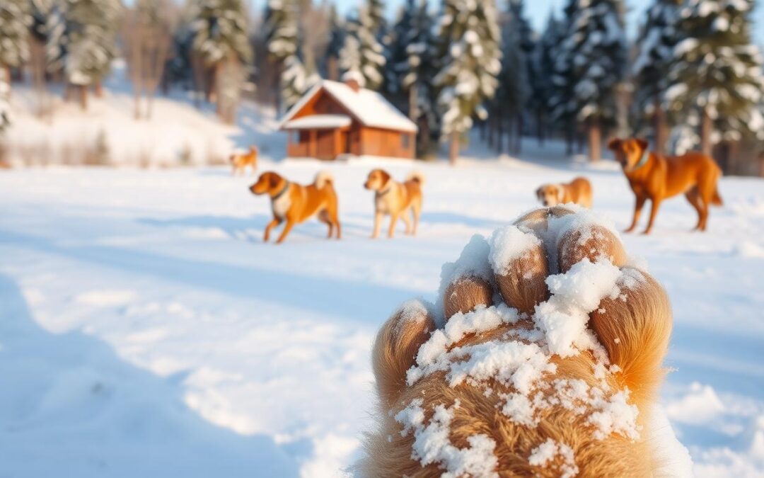 A kutyák mancsápolásának a jelentősége télen és nyáron