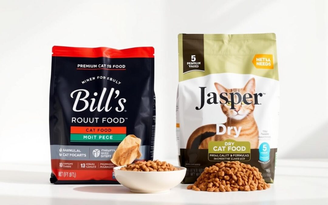 CricksyCat érzékeny macskatápok: Bill’s nedves macskatáp vs Jasper száraz macskatáp – mikor melyik jó?