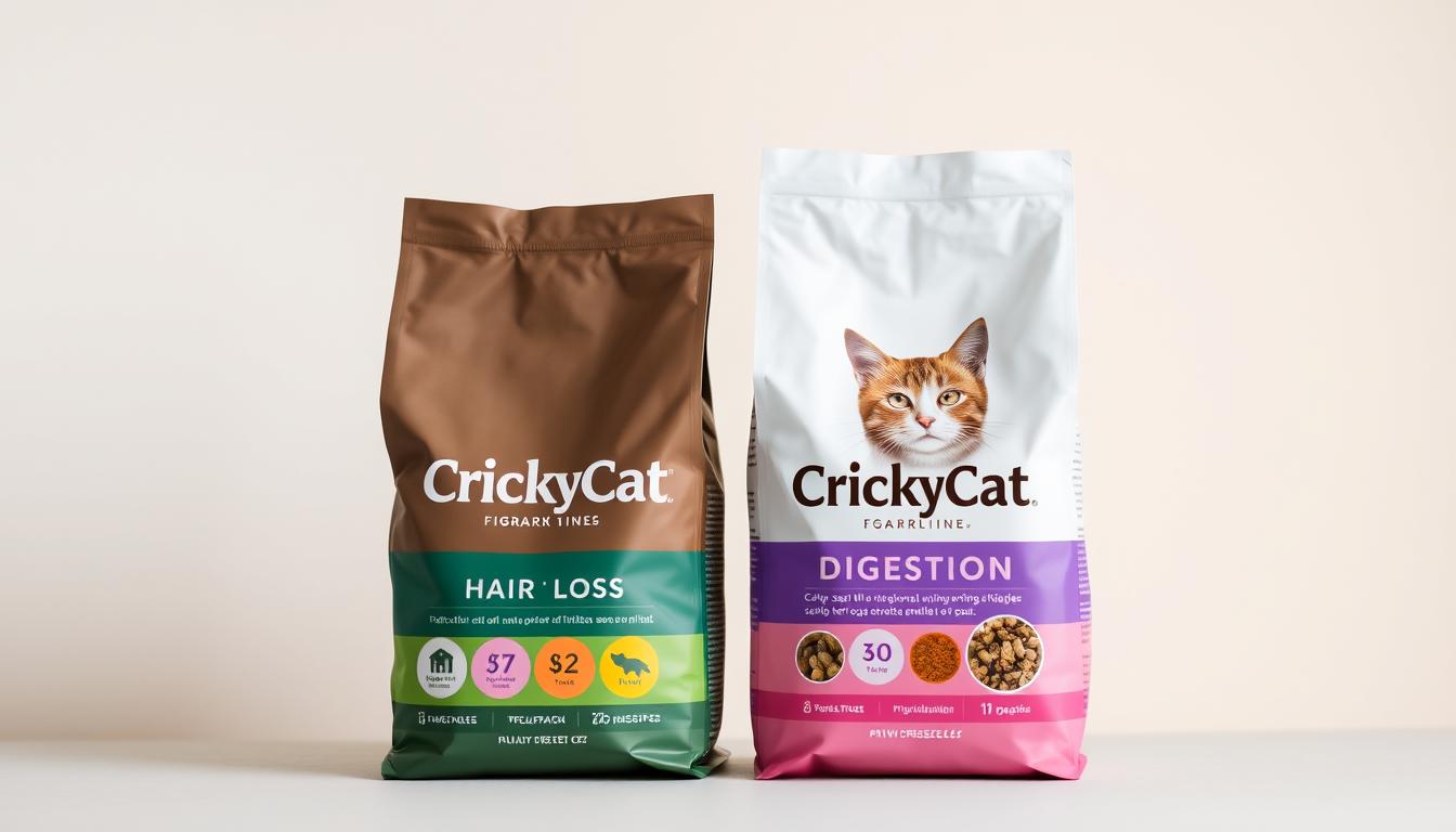 cricksycat szőrhullás megeleőző macskatáp vs emésztést segítő macskatáp