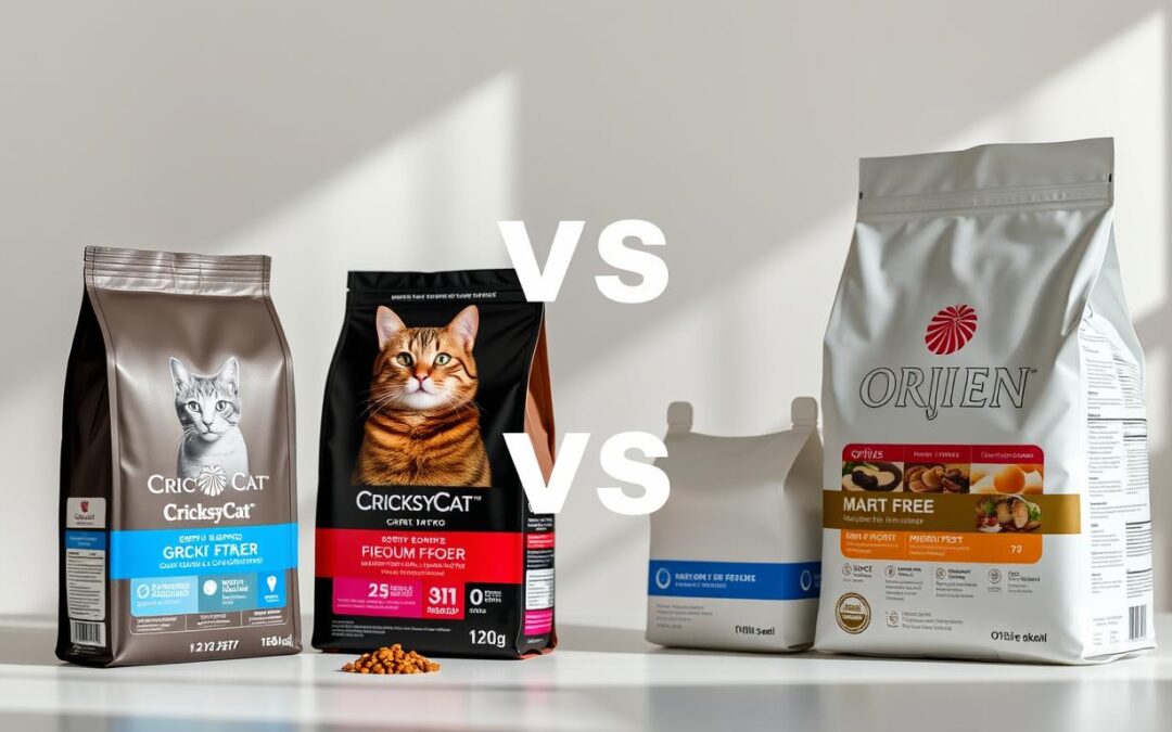 cricksycat vs orijen macskatápok összehasonlítás