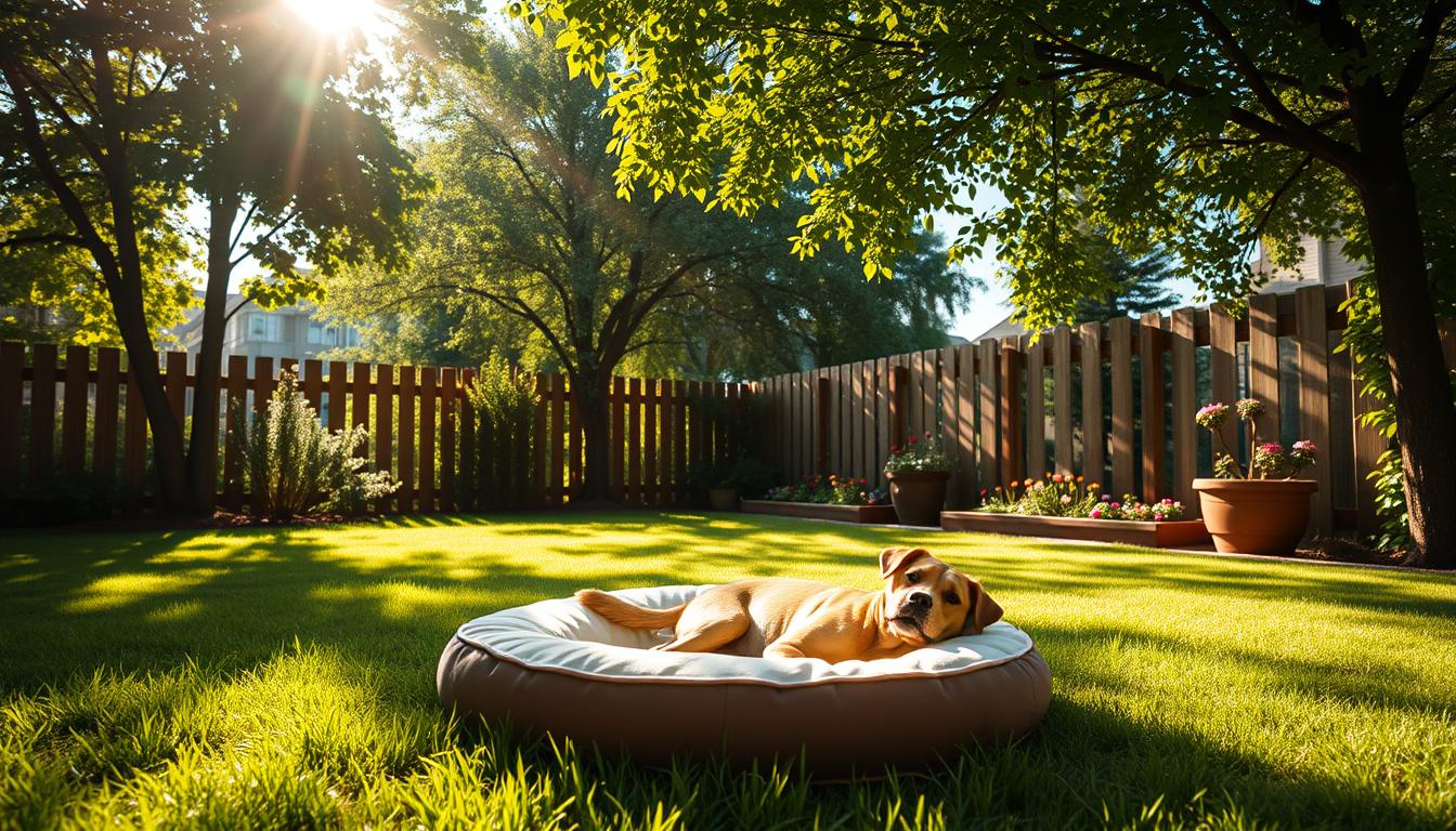 kutya relax zóna nyár