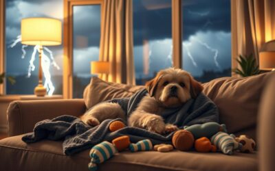 Kutyás blog 22 Hogyan csökkentsd a kutyád stresszét a nyári viharokban?