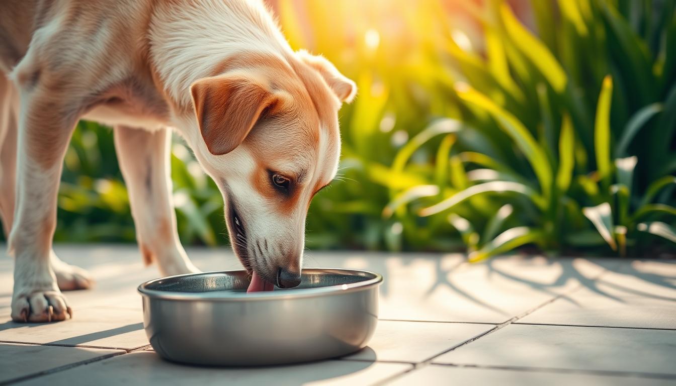 kutya vízivás kevés nyár