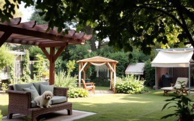 Kutyás blog 19 Kutyás árnyékolók és kerti menedékek házilag