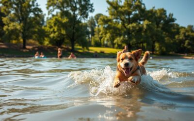Kutyás blog 17 Kutyás pancsolás vs. teljes úszás – melyiket válasszuk?