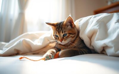 Macskám mindig visszaviszi a játékait az ágy alá – miért?