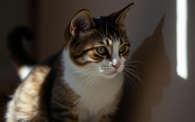 Macskás blog 17 Macskám egy pontot bámul a falon – lehet, hogy hallucinál?