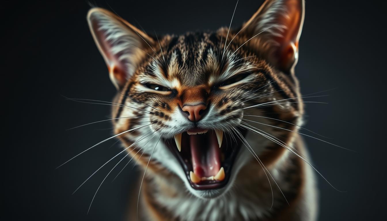 macska harapja a kezét evés után