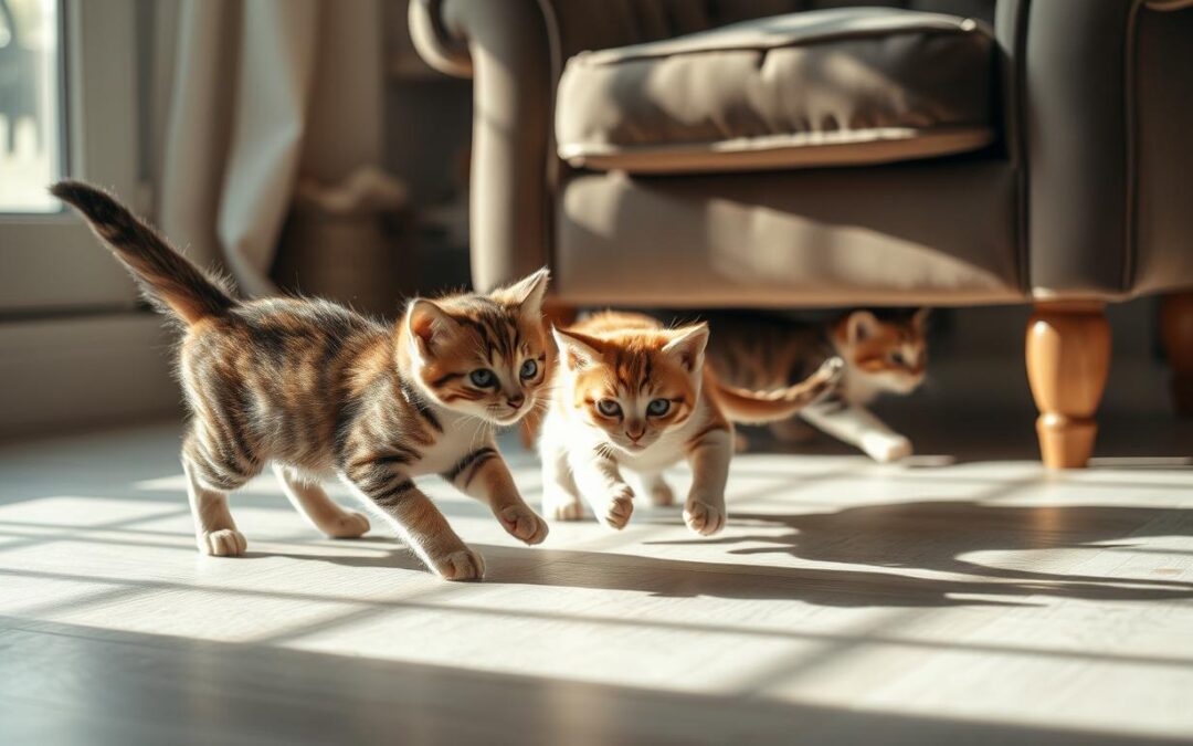 Macskám játék közben hirtelen megáll és elbújik – normális ez?