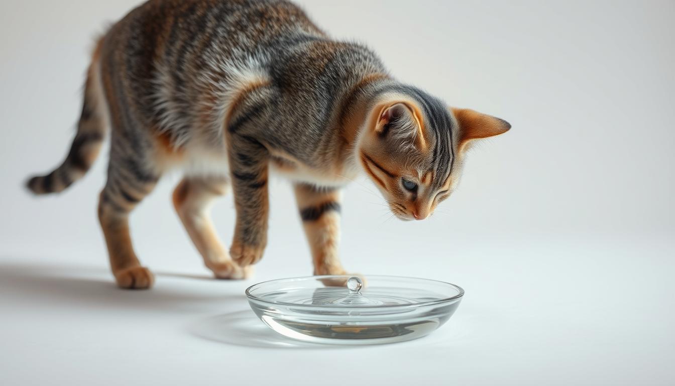 macska leveri a vizes tálat