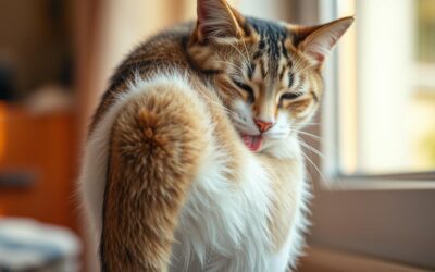 Macskám sokat nyalogatja a fenekét – normális vagy sem?