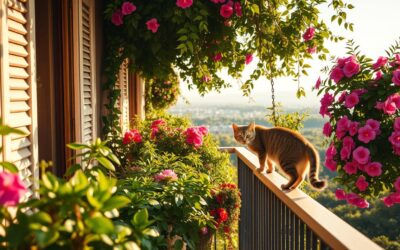 Macskás blog 17 Biztonságos nyári balkon – mire figyelj, ha macskád van?