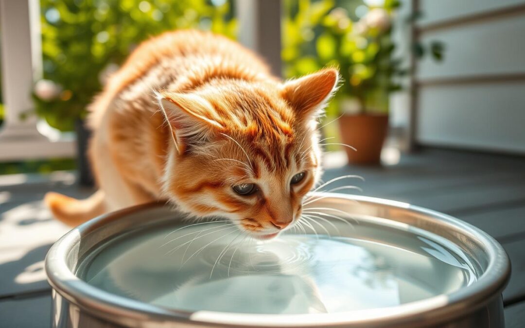 Macska ivóvíz tál – nyári tisztítás gyakorisága