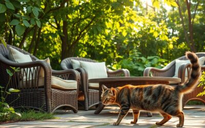 A nyári kerti bútor veszélyei a kíváncsi cicákra