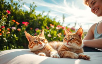 Nyári közös programok gazdi és macska között