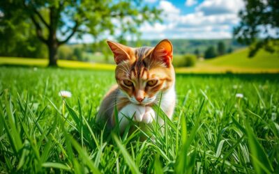 Macskák fűevése nyáron – miért gyakoribb?