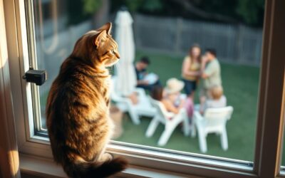 Macskás blog 19 Cica és nyári vendégek – miért stresszelhet?