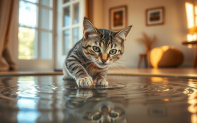 Macskás blog 17 Játék a vízzel – nyáron még a macskák is kedvet kaphatnak