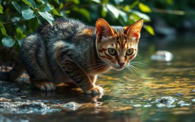 Macskás blog 17 Víztől való félelem – mit tegyél nyári melegben?