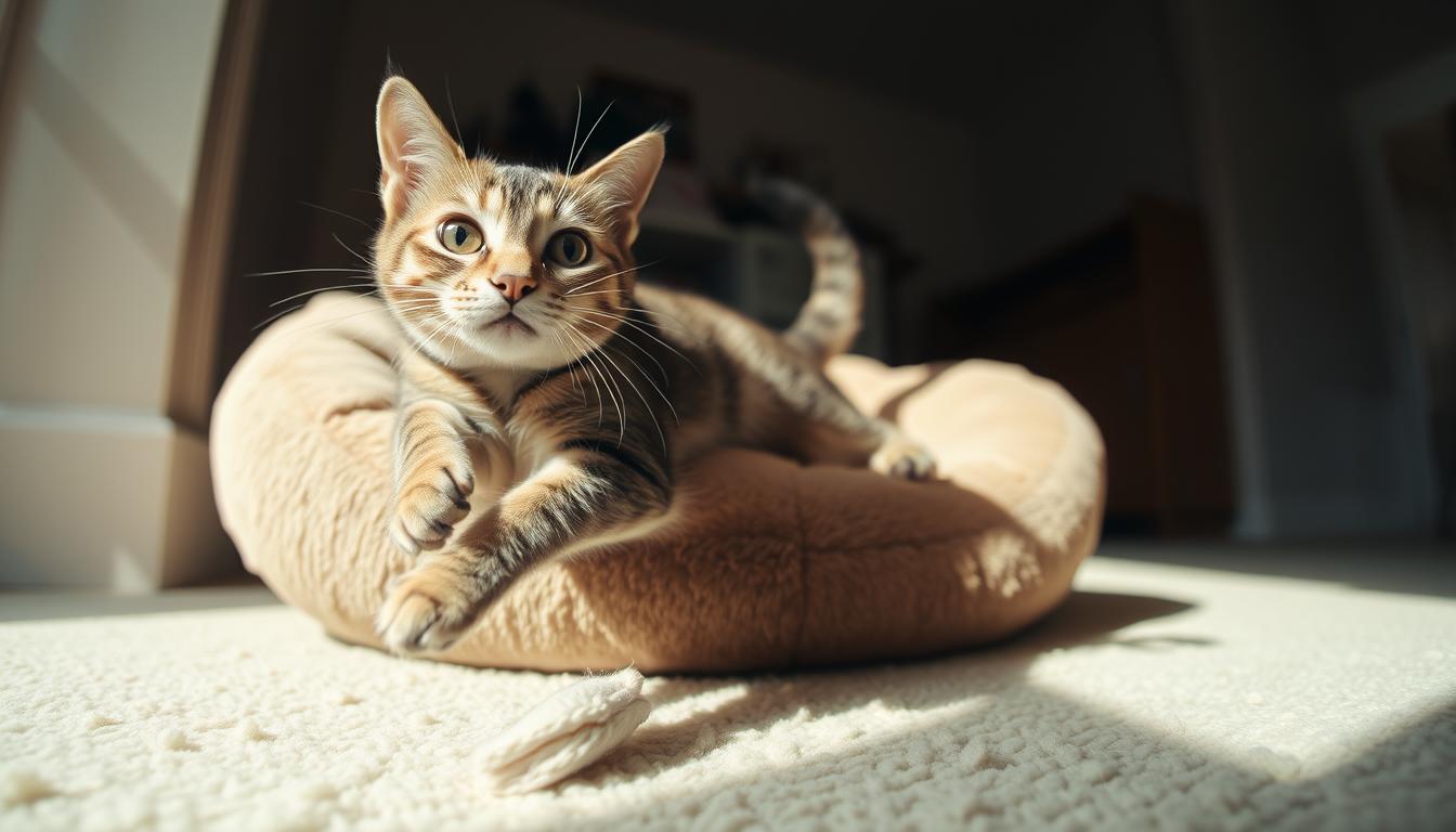 macska rohan körbe hirtelen