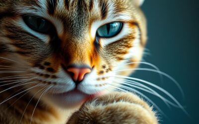 Macskám sokat vakarózik az állánál – allergia?