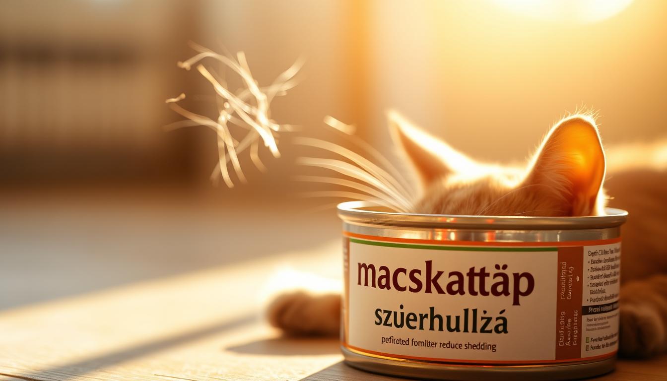szőrhullás elleni macskatáp