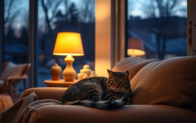 Hogyan segíts macskádnak megszokni a korai sötétedést?