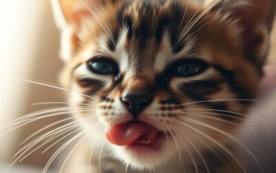 Mit jelent, ha a kölyökmacska sokat nyáladzik?