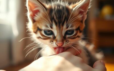 Macskás blog 23 Miért nyalogatja a kezed a kölyökmacska?