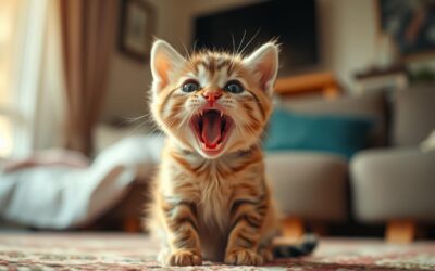 Miért nyávog sokat a kölyökmacska?