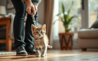 Macskás blog 16 Hogyan lehet megtanítani egy kölyökmacskát pórázon sétálni?