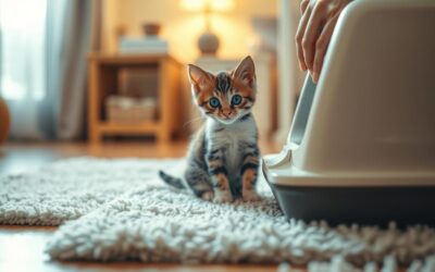 Kölyökmacska szobatisztaságra szoktatása