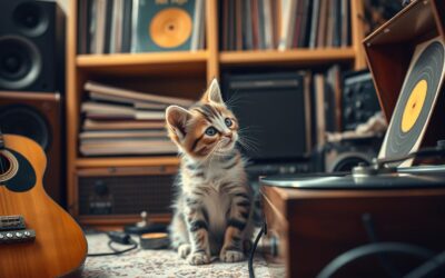 Kölyökmacska és zene – hatással van rá?