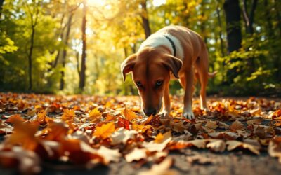 Miért rágja a kutyád az avart? Lehet, hogy veszélyes ősszel