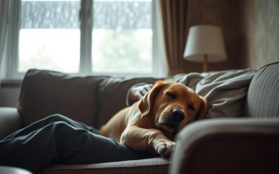Relaxáció esős időben – hogyan nyugtasd meg a kutyád?