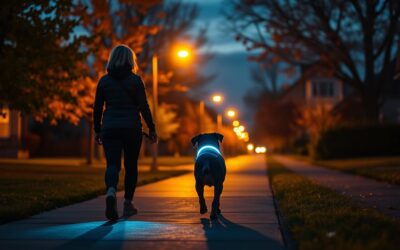 Így dobd fel kutyád őszi esti sétáit világító nyakörvvel