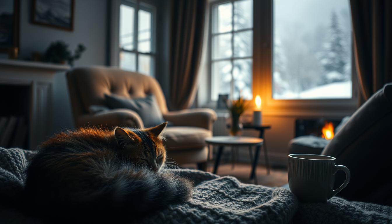Miért alszik többet a macskád télen?