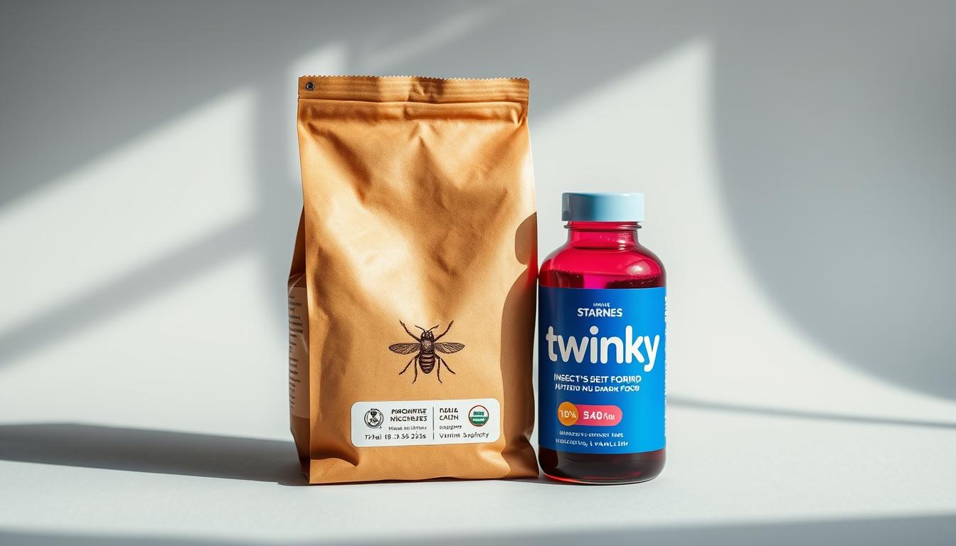 rovarfehérje és twinky vitamin kombinálása