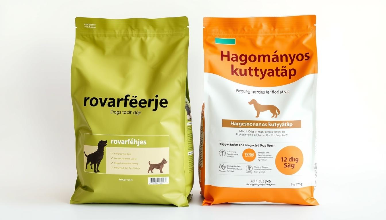 rovarfehérje vs hagyományos kutyatáp